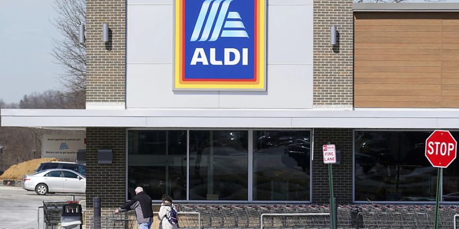 Aldi will in den USA weiter expandieren - im ild ein Supermarkt in Bensalem, Pennsylvania. (Archivbild)