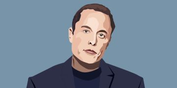 Grafik Elon Musk Portrait