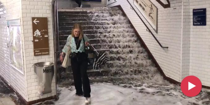 «Heute noch nass» - Schweizerin gerät in Pariser Mega-Unwetter