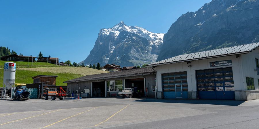 Der Werkhof der Gemeinde Grindelwald in Grindelwald Grund.