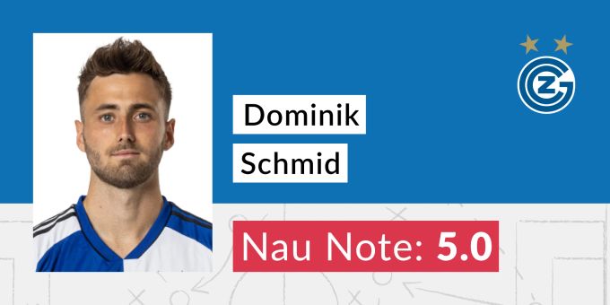 Die Nau.ch-Note für Dominik Schmid von GC. gc