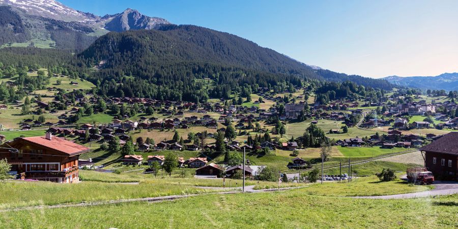 Blick auf Grindelwald.