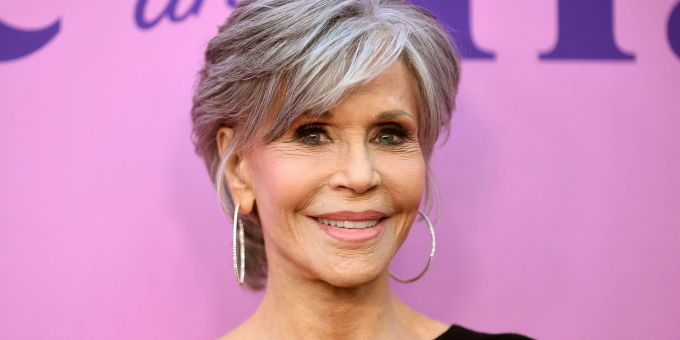 Jane Fonda im April 2022 bei einer Premiere in Hollywood. Jane Fonda im April 2022 bei einer Premiere in Hollywood.