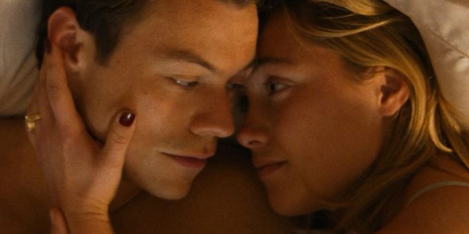 Harry Styles mit Florence Pugh in «Dont' Worry Darling». florence pugh