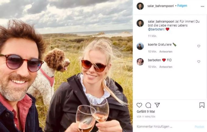 «SRF»-Salar und seine Barbara haben sich verlobt. salar