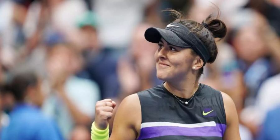 Beendet für sich die Saison 2020: Bianca Andreescu aus Kanada. Foto: Liu Jie/XinHua/dpa
