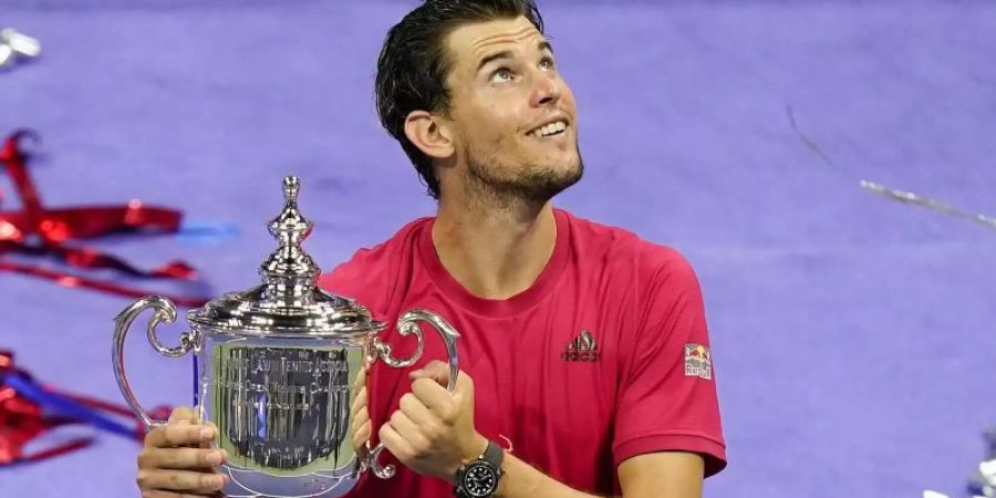 Hat das Finale der US Open gewonnen: Dominic Thiem aus Österreich. Foto: Seth Wenig/AP/dpa