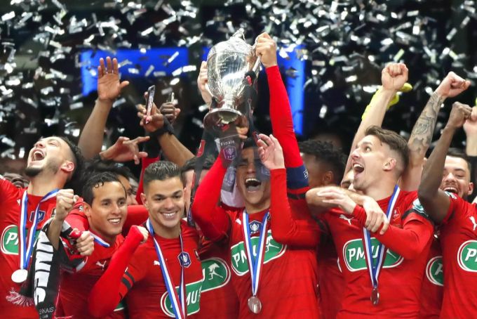 Stade Rennes gewinnt 2019 den französischen Pokal. Ligue 1