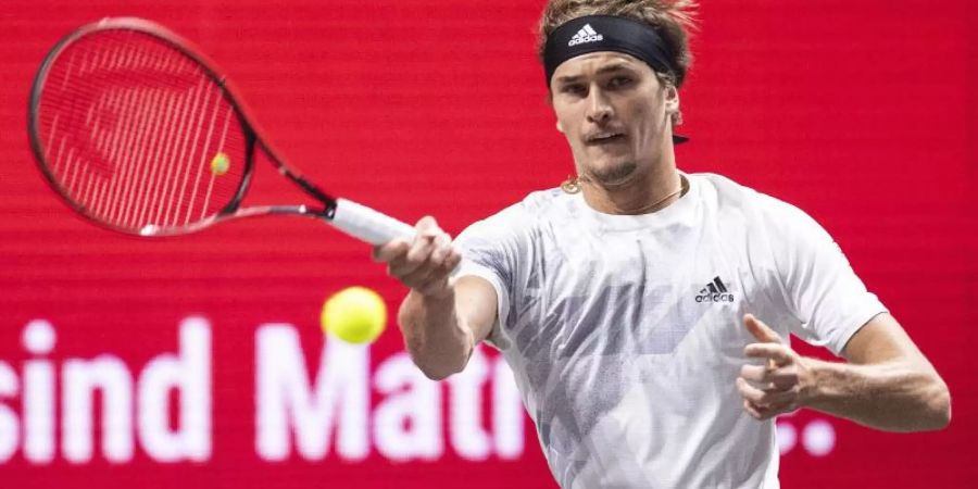 Der topgesetzte Alexander Zverev steht im Finale von Köln. Foto: Marius Becker/dpa