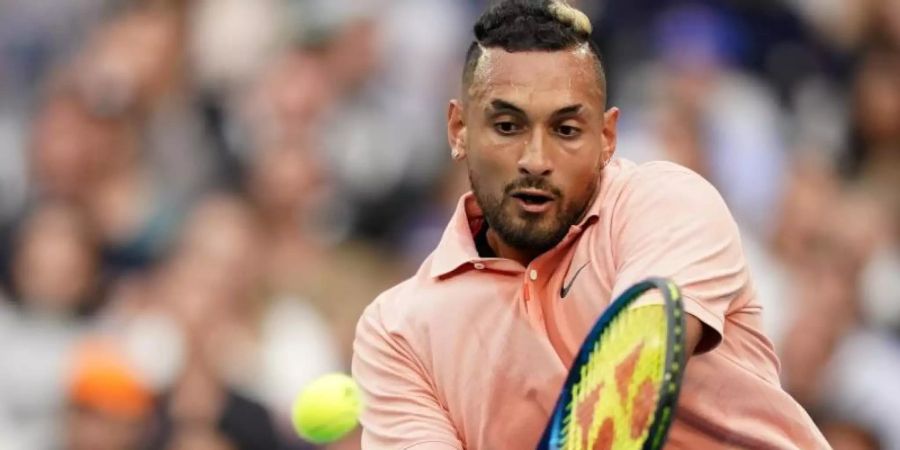 Verzichtet auf einen Start bei den US Open: Nick Kyrgios. Foto: Michael Dodge/AAP/dpa