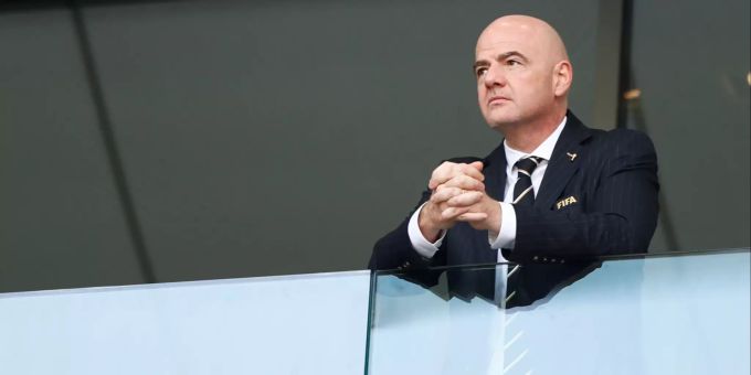 Gianni Infantino, Präsident der Fifa, wurde am vergangenen Donnerstag angeklagt. Gianni Infantino fifa