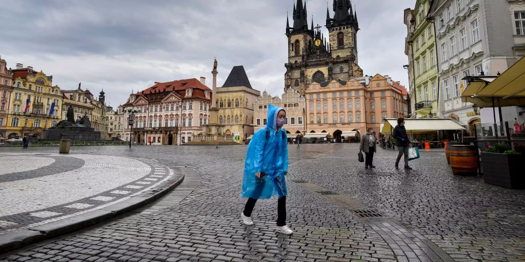 Regen lässt Flüsse in Tschechien anschwellen