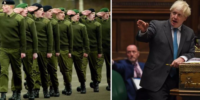 Rhetorik wie Trump - Darum droht Johnson den Briten mit der Armee