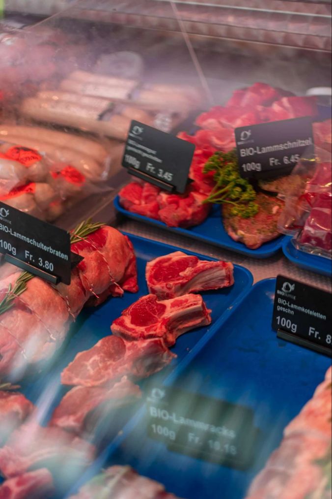 Regionales Bio-Fleisch.