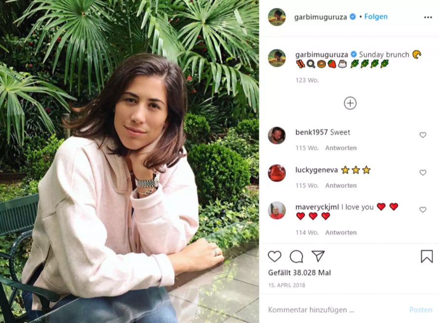 Garbine Muguruza ist Spanierin und wohnt in Genf.