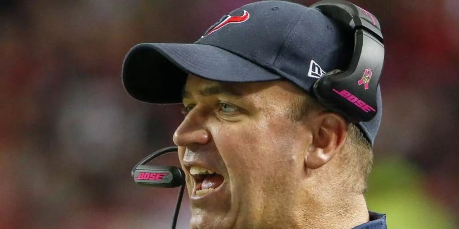 Das NFL-Team der Houston Texans hat sich von Trainer und Manager Bill O'Brien getrennt. Foto: Erik S. Lesser/EPA/dpa/Archiv