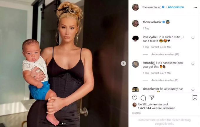 Süss! Iggy Azalea und Söhnchen Onyx. Iggy Azalea