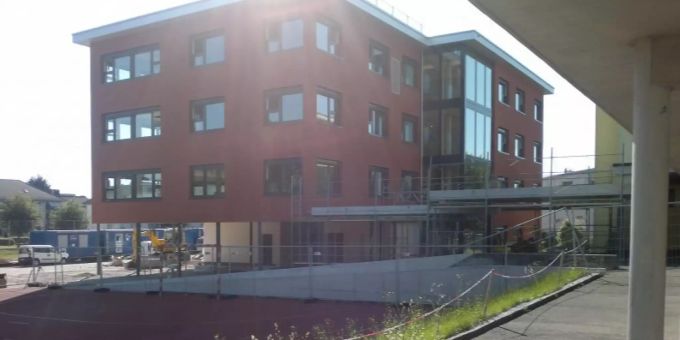 Der Erweiterungsbau in Dübendorf. dübendorf