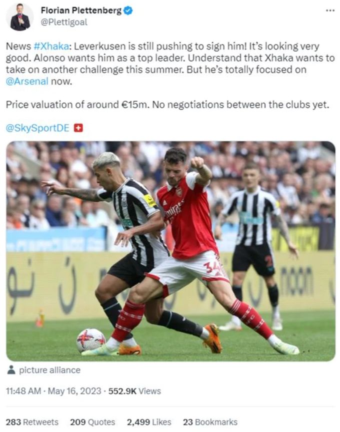 Bayer Leverkusen will Granit Xhaka verpflichten. Granit Xhaka