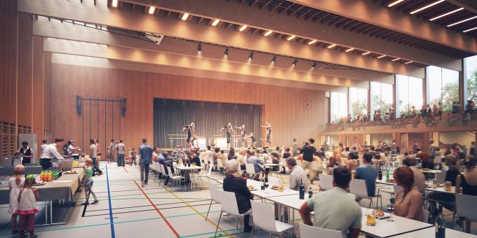 Mit der Dreifachturnhalle bietet die Mehrzweckhalle Raum für sportliche Aktivitäten – aber nicht nur. Romanshorn