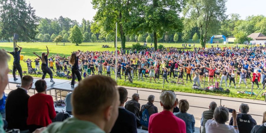 Schweizerischer Schulsporttag 2023 im Geissenschachen in Brugg