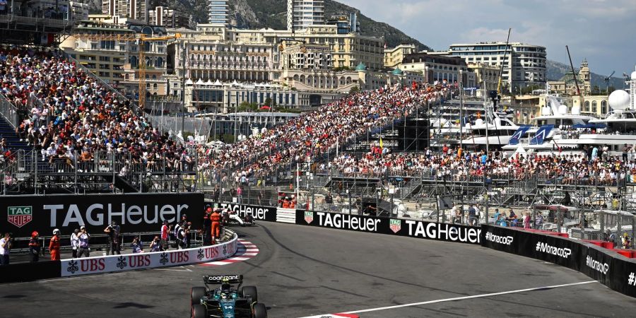 Fernando Alonso beim Qualifying in Monaco.