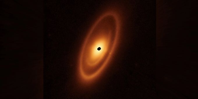 Ein Bild des James-Webb-Weltraumteleskops zeigt Fomalhaut. James-Webb-Weltraumteleskop