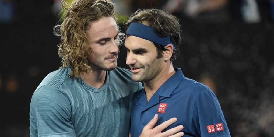 Stefanos Tsitsipas Roger Federer