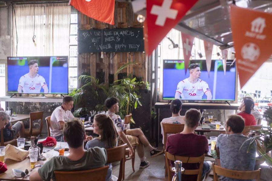 Auch im Restaurant Spritzwerk in Zürich werden die Spiele live übertragen.