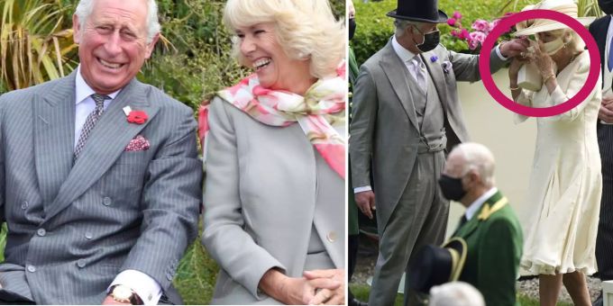 Bei Pferderennen - Charles und Camilla passiert Masken-Malheur