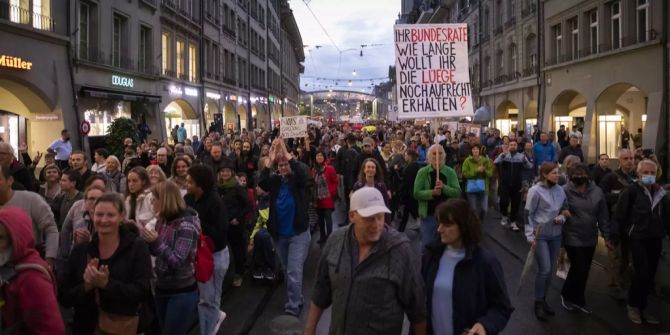 Demonstration Coronavirus Bern bewilligt