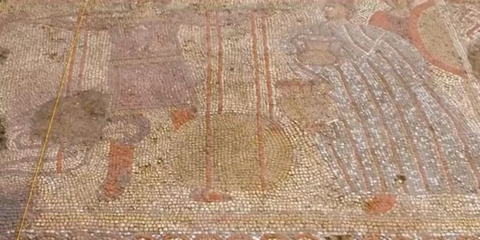 Das entdeckte Mosaik. Mosaik Engalnd