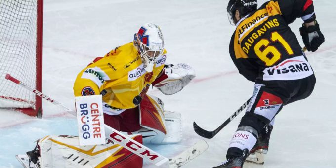 Der SCB scheitert am Penaltyschiessen. Biel Bern