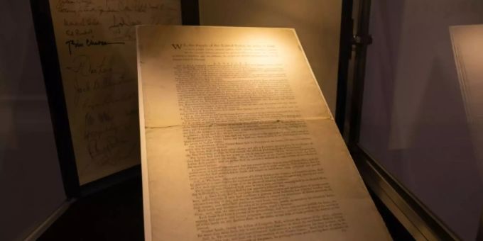 Seltenes Originalexemplar der US-Verfassung Seltenes Originalexemplar der US-Verfassung