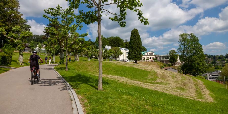 Das Schloss Charlottenfels bei Neuhausen am Rheinfall.