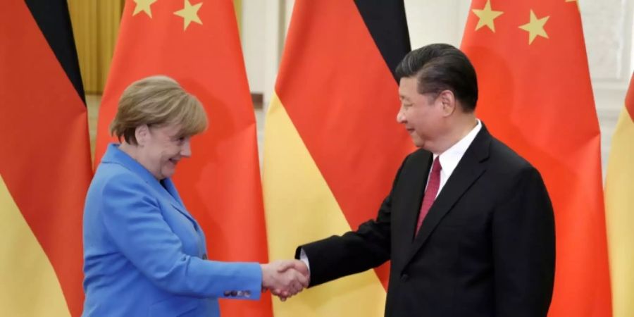 Merkel mit Xi Jinping 2018 in Peking