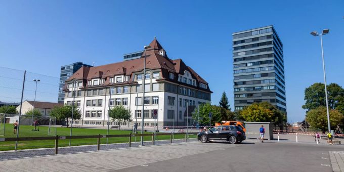 Ein Schulgebäude der Gemeinde Rorschach. Ein Schulgebäude der Gemeinde Rorschach.