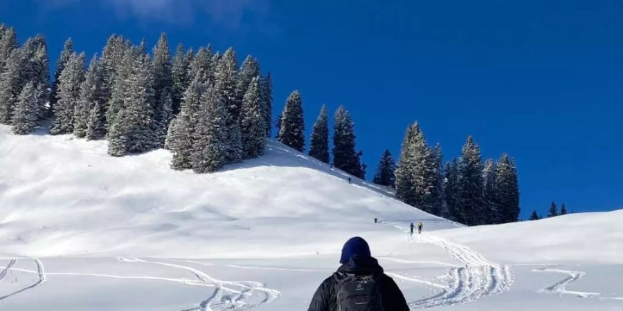 Die Winterurlaubsregionen in den deutschen Alpen starten mit grossem Handicap in den zweiten Corona-Winter. Foto: Carsten Hoefer/dpa