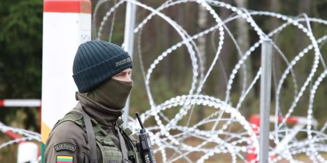 Litauen Belarus Genze