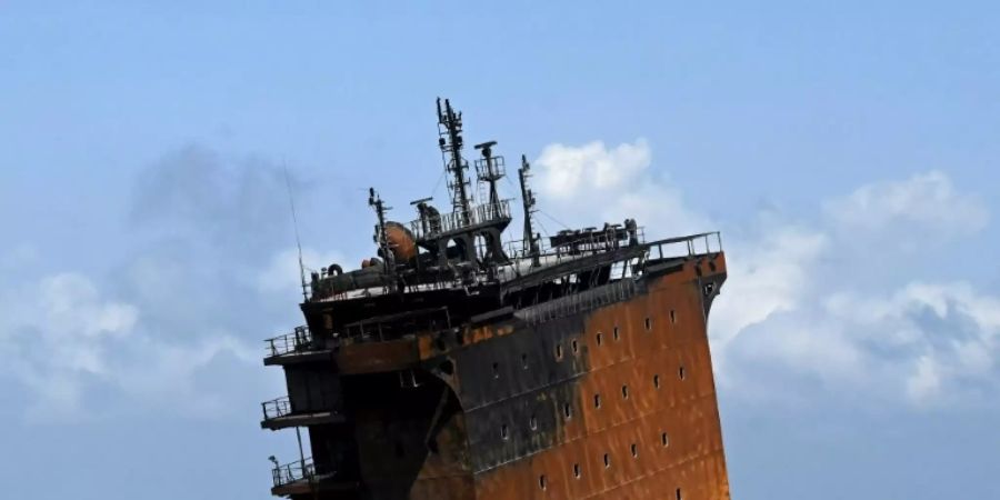 Sinkende «X-Press Pearl» vor der Küste Sri Lankas