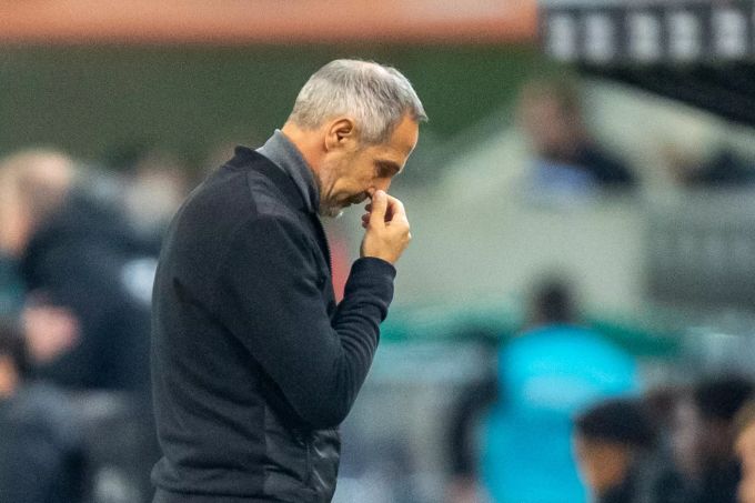 Adi Hütter läuft es bei Gladbach bisher noch nicht rund. Adi Hütter