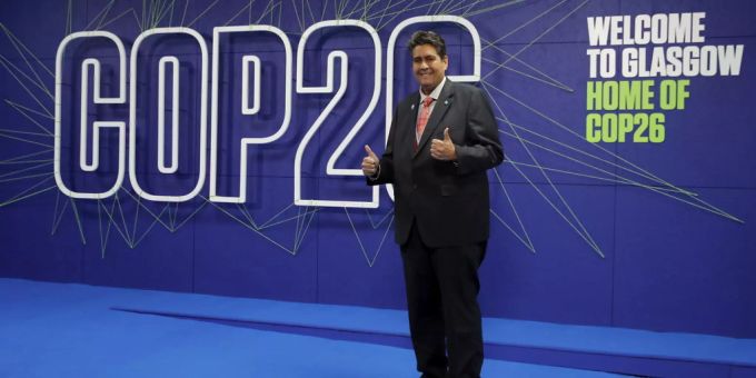 Der Präsident des kleinen Inselstaats Palau, Surangel Whipps, besuchte den COP26-Klimagipfel. Palau