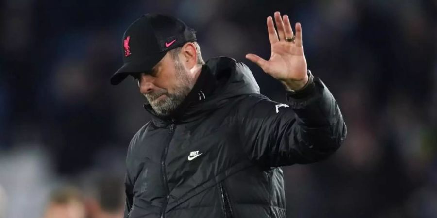 Der FC Liverpool um Coach Jürgen Klopp hat mit der Corona-Pandemie zu kämpfen. Foto: Nick Potts/PA Wire/dpa