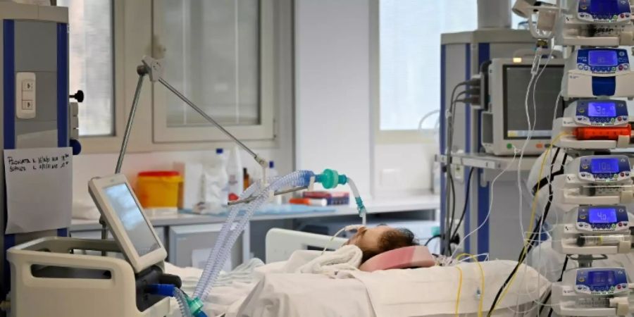 Covid-19-Patient in Rom