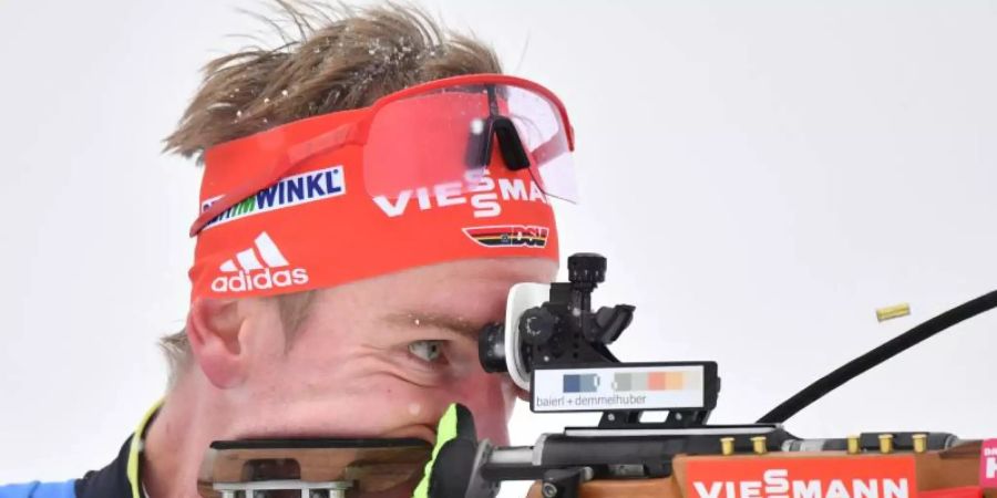 Biathlet Johannes Kühn möchte erneut überzeugen. Foto: Barbara Gindl/APA/dpa