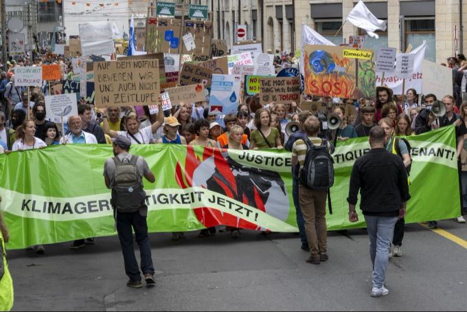 Klimademo Bern