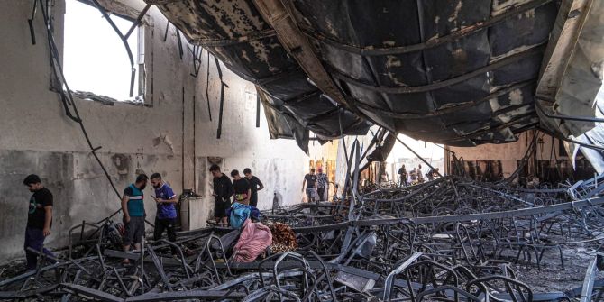 Brand bei Hochzeitsfeier im Irak