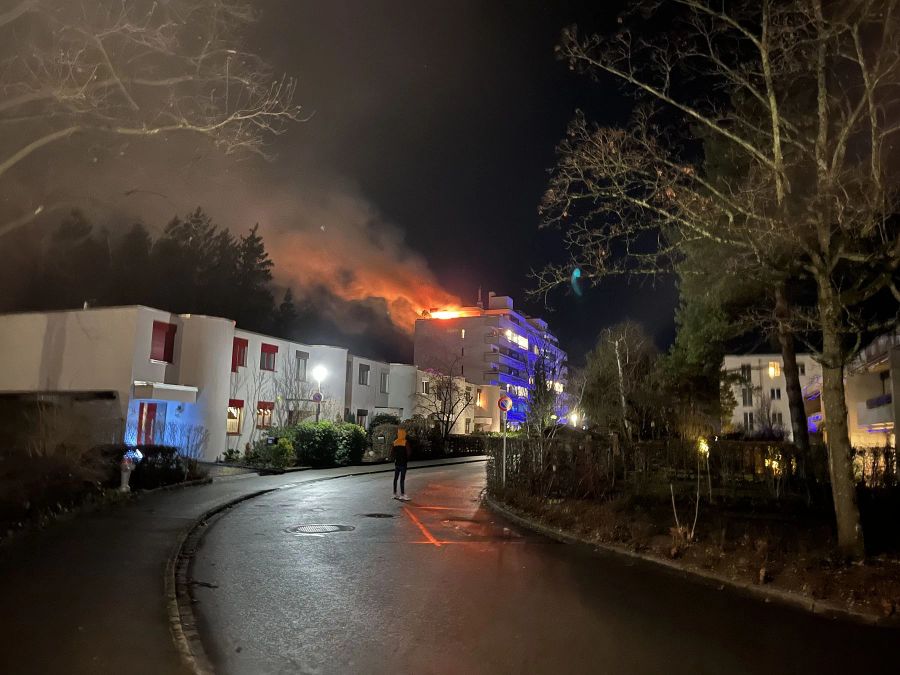 Brand in Reinach