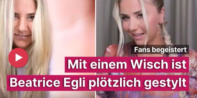 Fans begeistert - Mit einem Wisch ist Beatrice Egli plötzlich gestylt