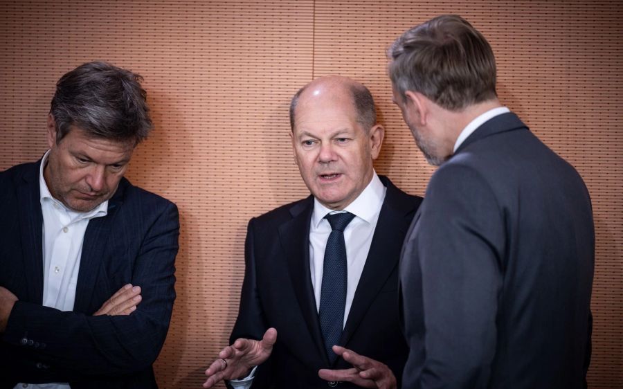 Scholz, Lindner und Habeck